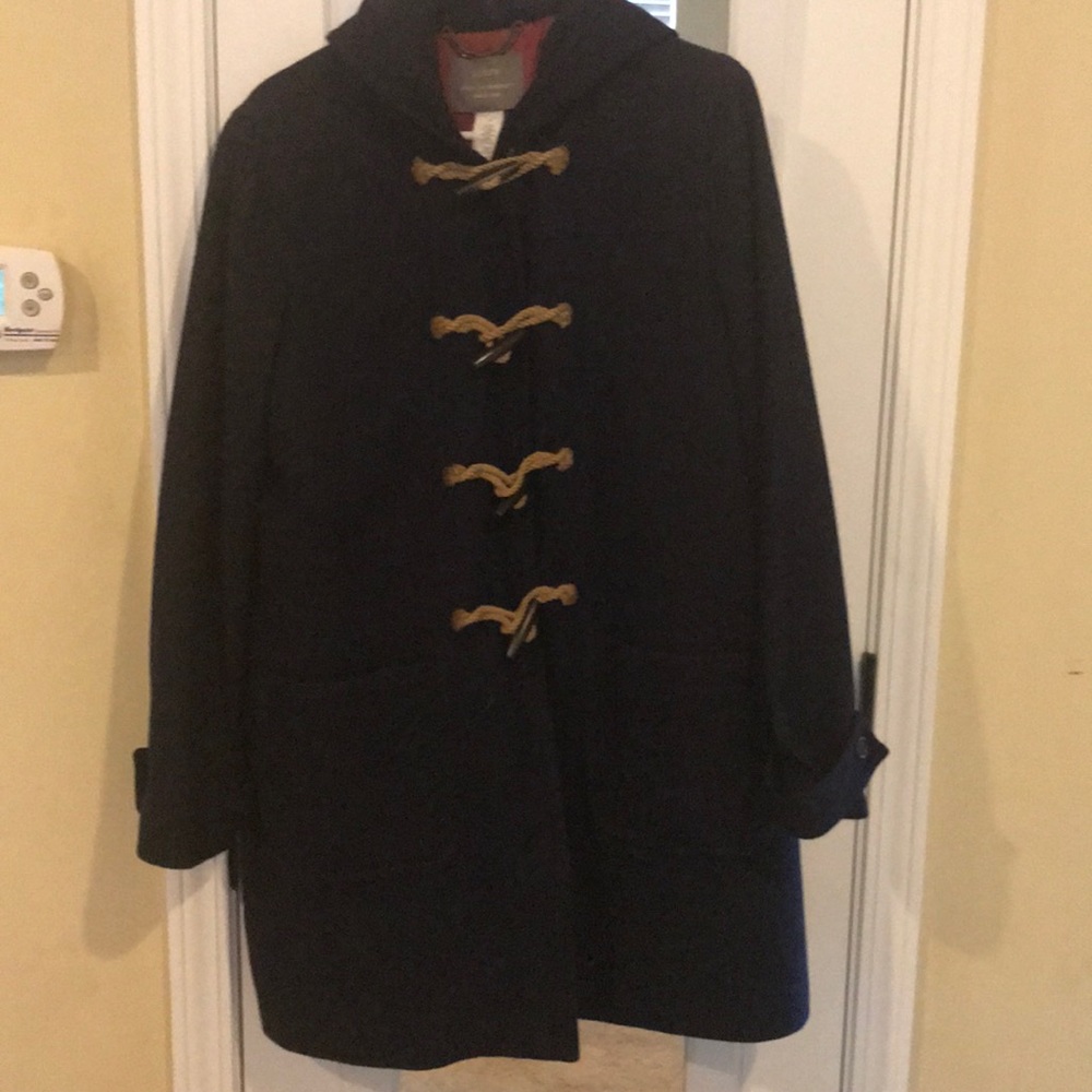 j crew wool cashmere toggle coat with thinsulate